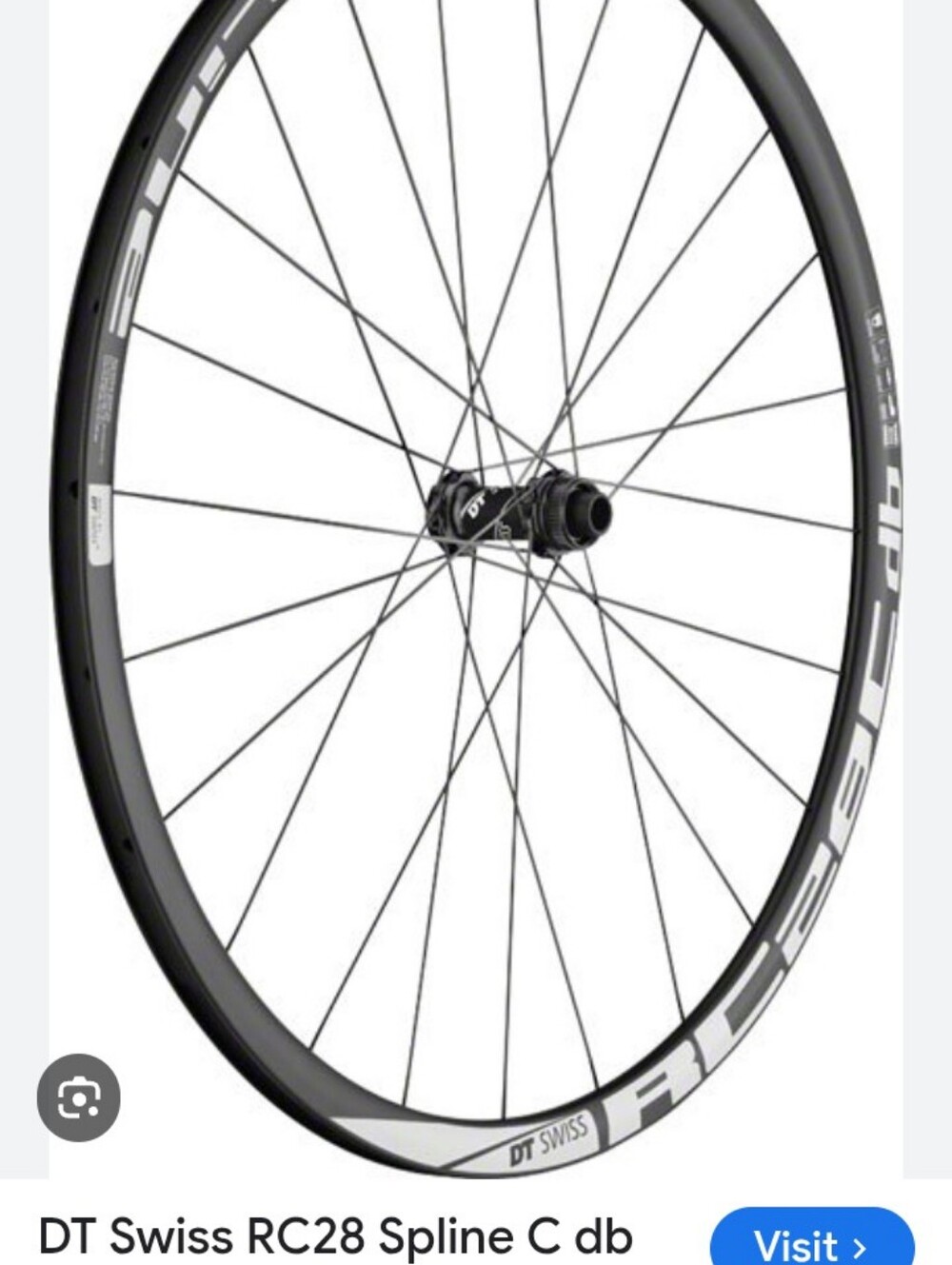 🌁 NWT: DT-SWISS; RC28 SPLINE C DB 700c, CARBON FIBER RIM,BLACK/SILVER/YELLOW.